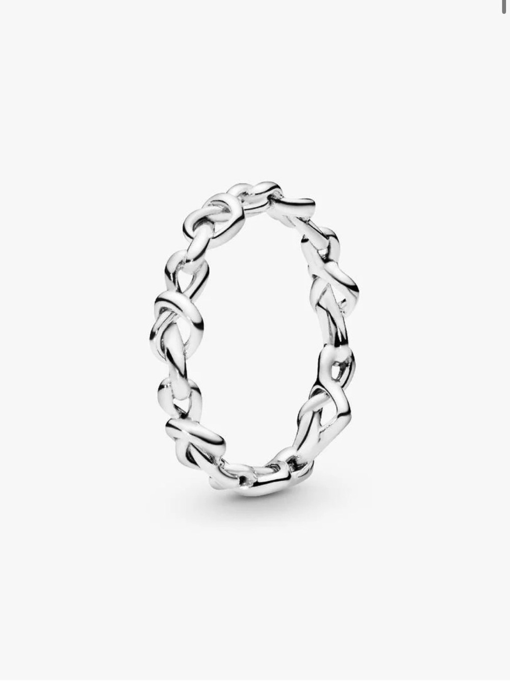 Pandora knotted hearts ring